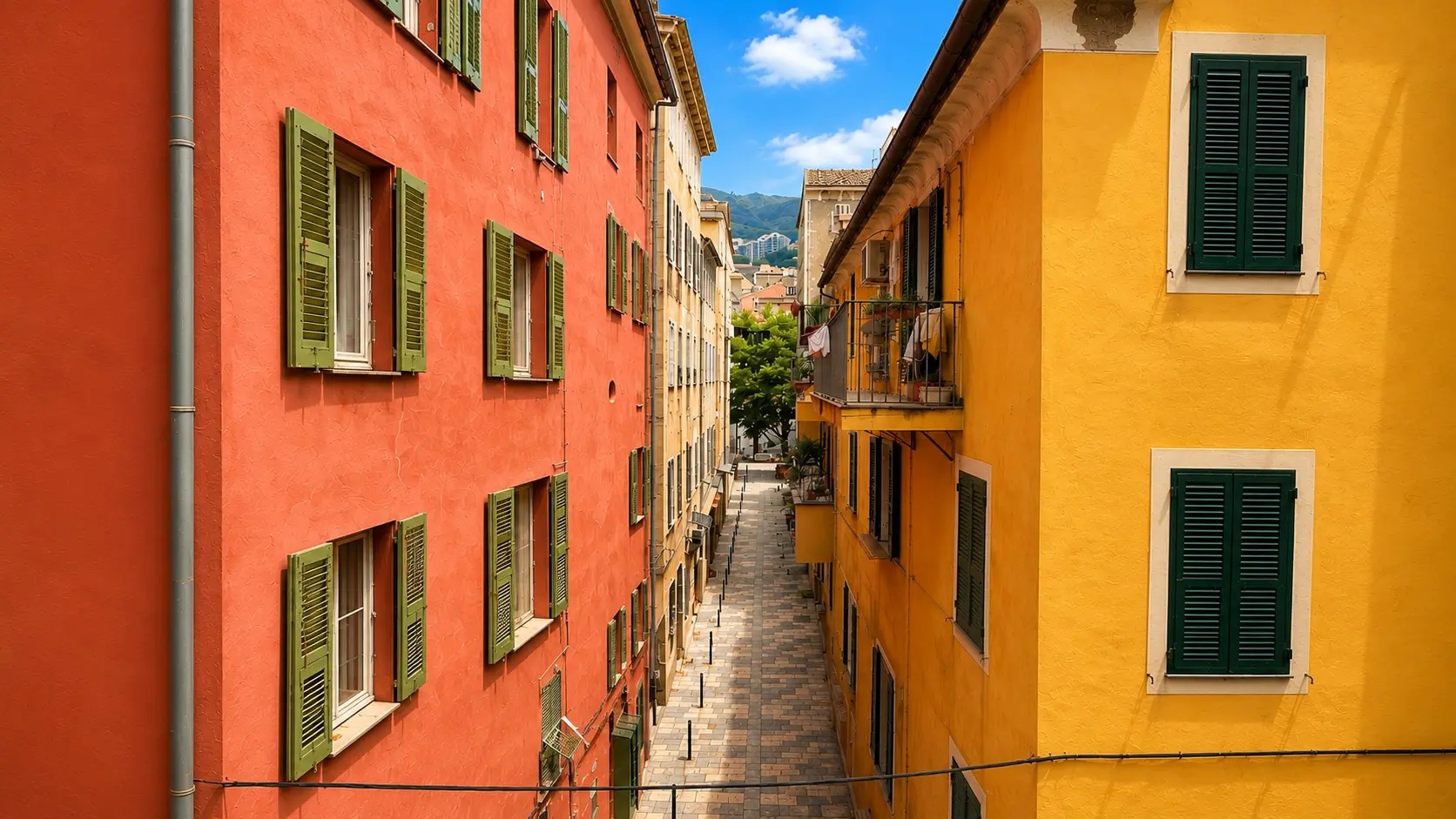 Ruelle colorée de Bastia